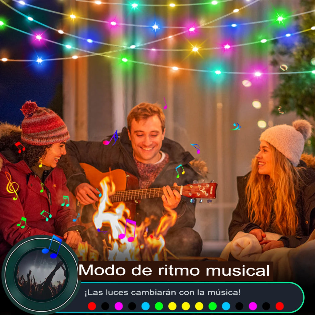 Luces LED navideñas inteligentes