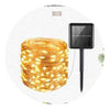 LUCES LED DECORATIVA CON PANEL SOLAR 25 M