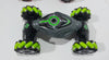 Carro acrobático y pulsera con mando inalámbrico Verde
