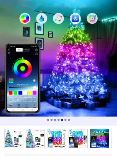 Luces LED navideñas inteligentes
