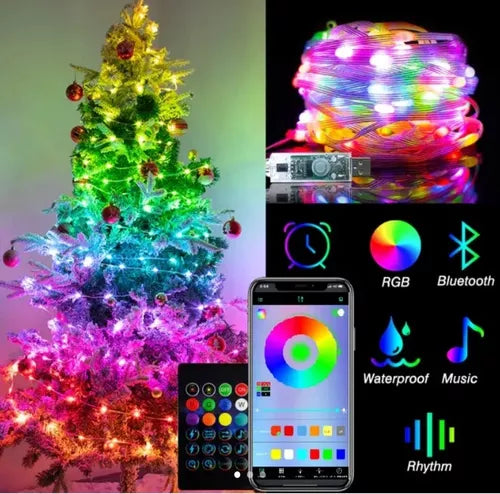 Luces LED navideñas inteligentes