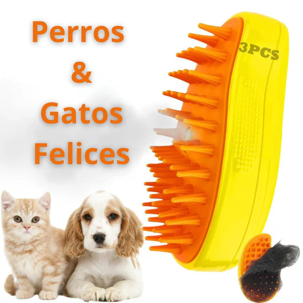 CEPILLO HUMIFICADOR DE MASCOTAS🐶🐱
