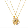 COLLAR SOL Y LUNA CON 100 IDIOMAS