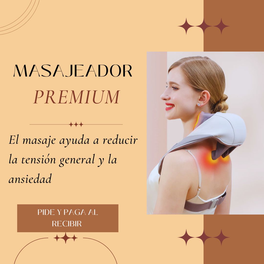 MASAJEADOR PREMIUM DE CUELLO Y ESPALDA