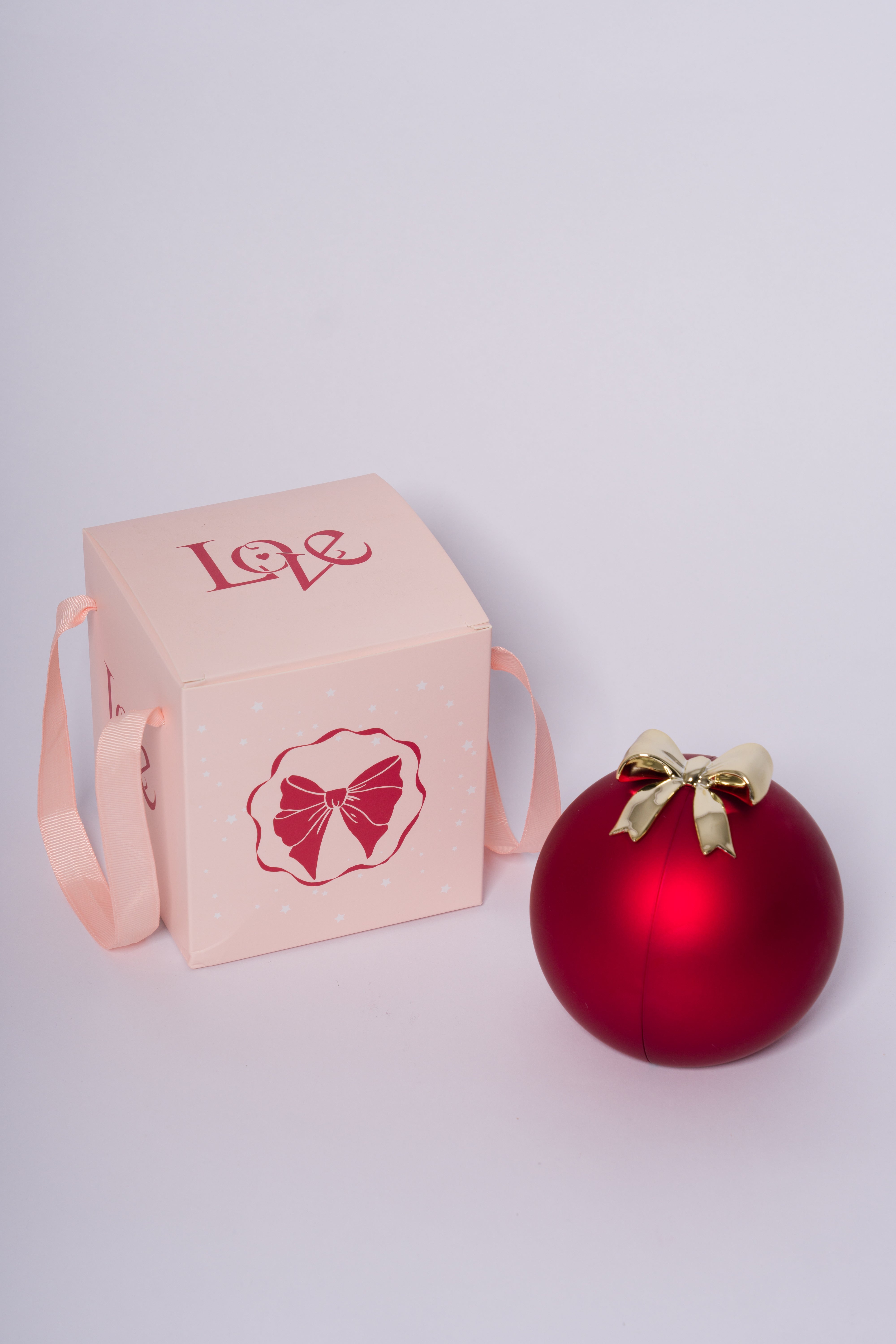 CAJA CON ROSA + COLLAR