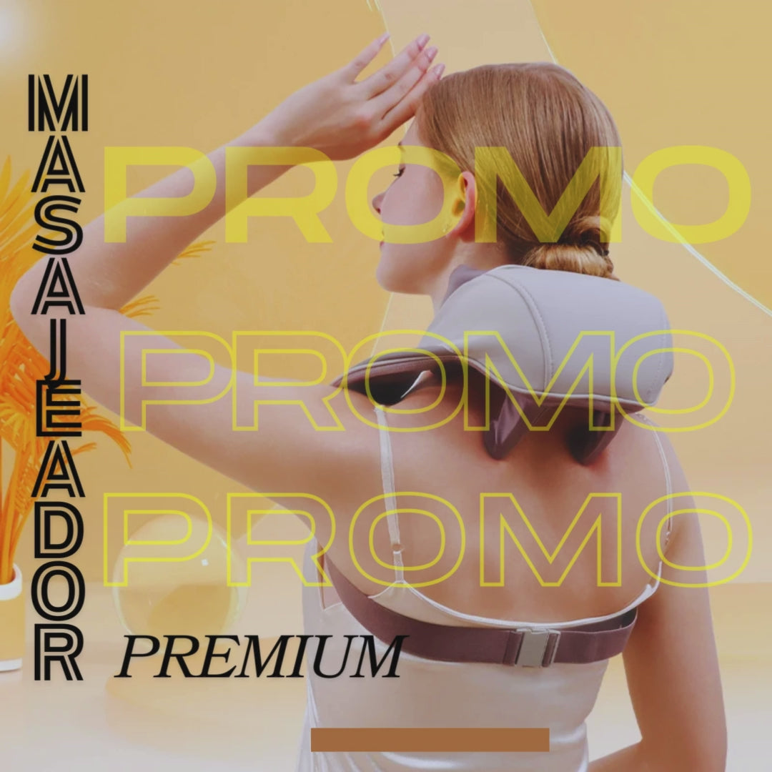 MASAJEADOR PREMIUM DE CUELLO Y ESPALDA